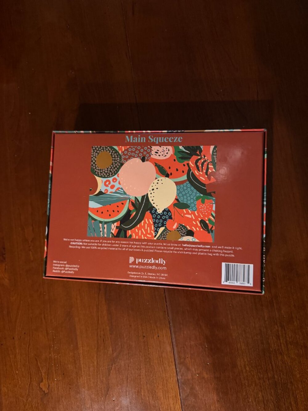 Puzzledly Main Squeeze 500 Piece Puzzle - 19 x 14 inches - Picture 5 of 5